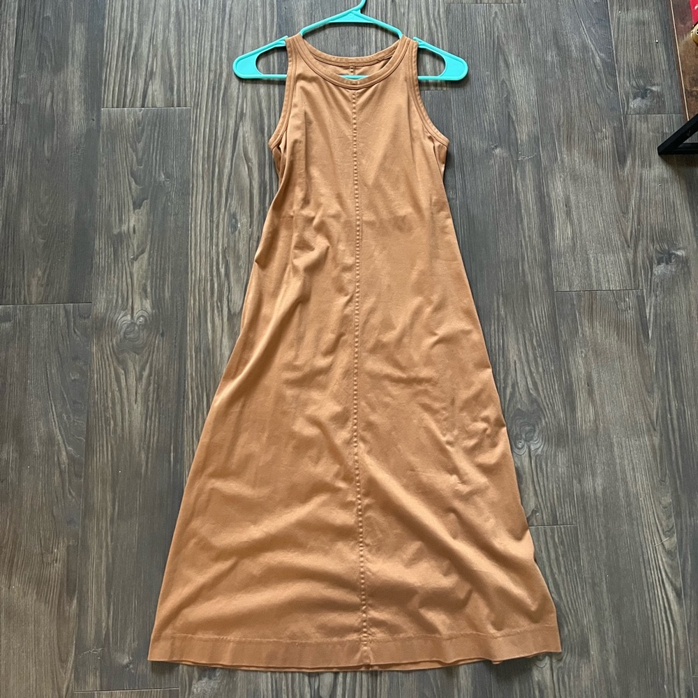 Everlane Tan Sleeveless Dress